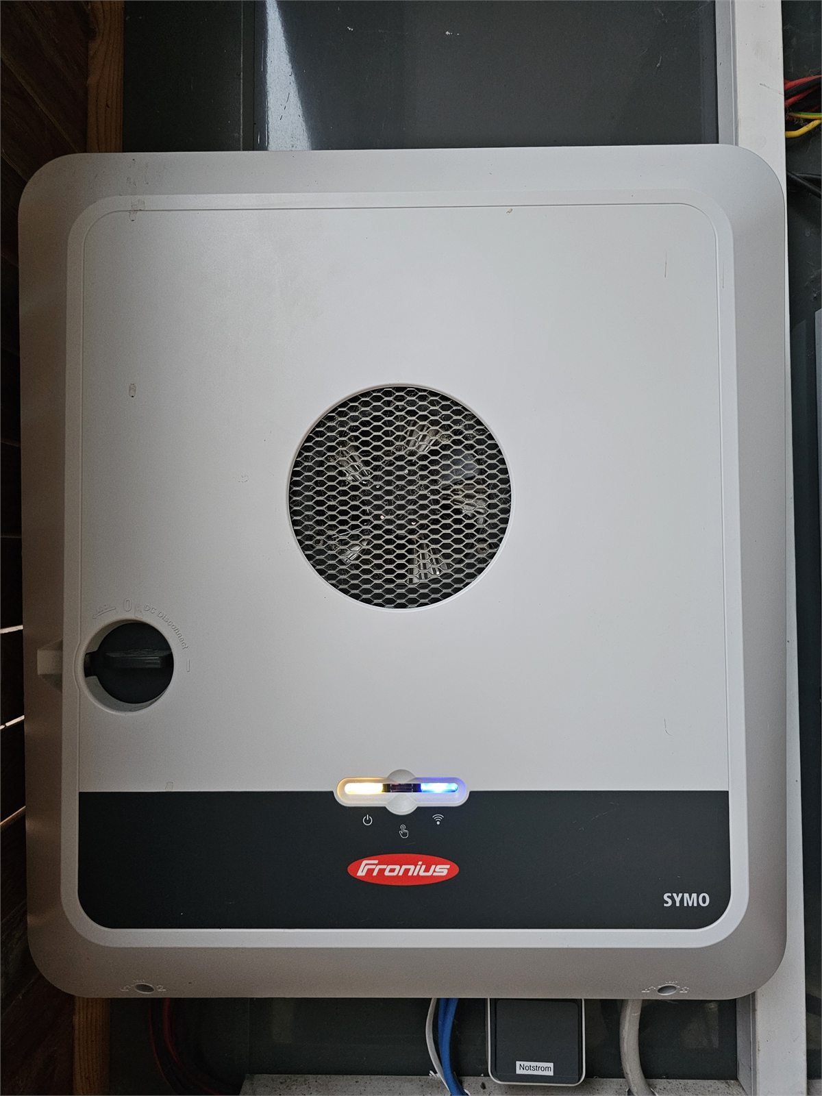 Installierter Fronius Symo GEN24 Wechselrichter als getestete Energiedatenquelle
